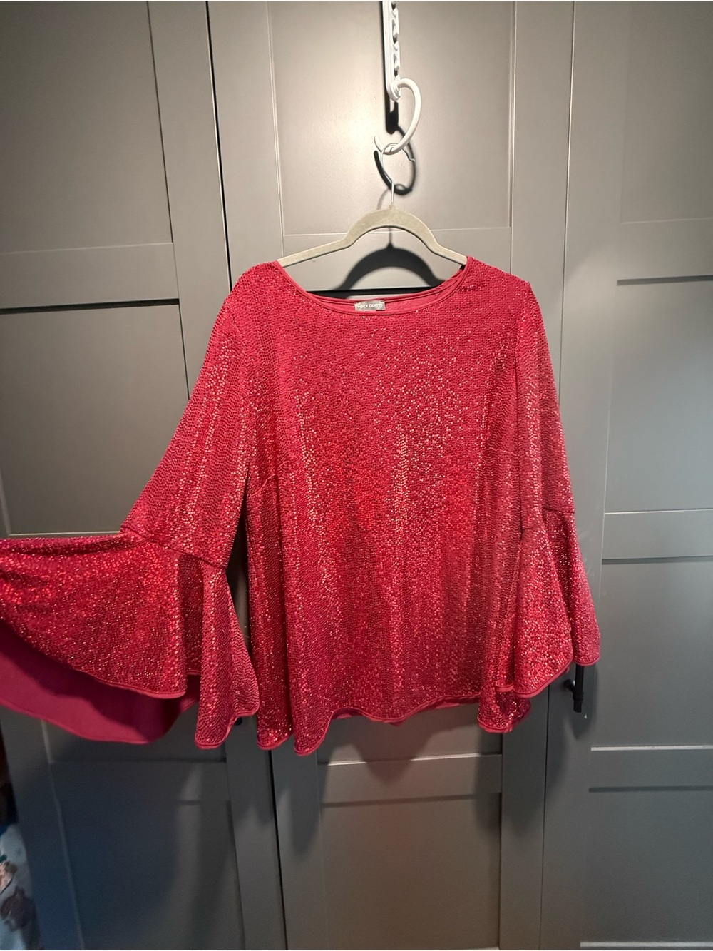 Vince Camuto Sparkle Sequin Top 1X